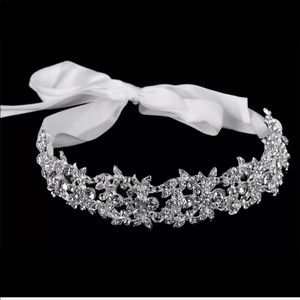 Handmade crystal flower headband